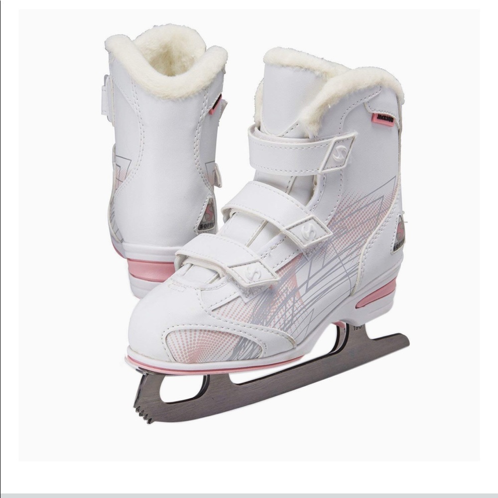 JACKSON White and Pink Girls' Ice Skates
